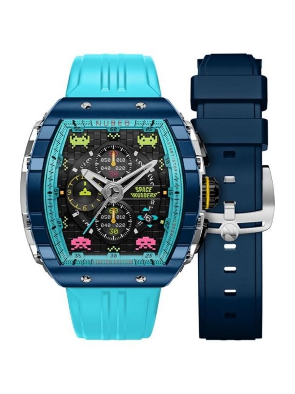 NWT Nubeo Magellan Chronograph Blue Dial Men's Watch